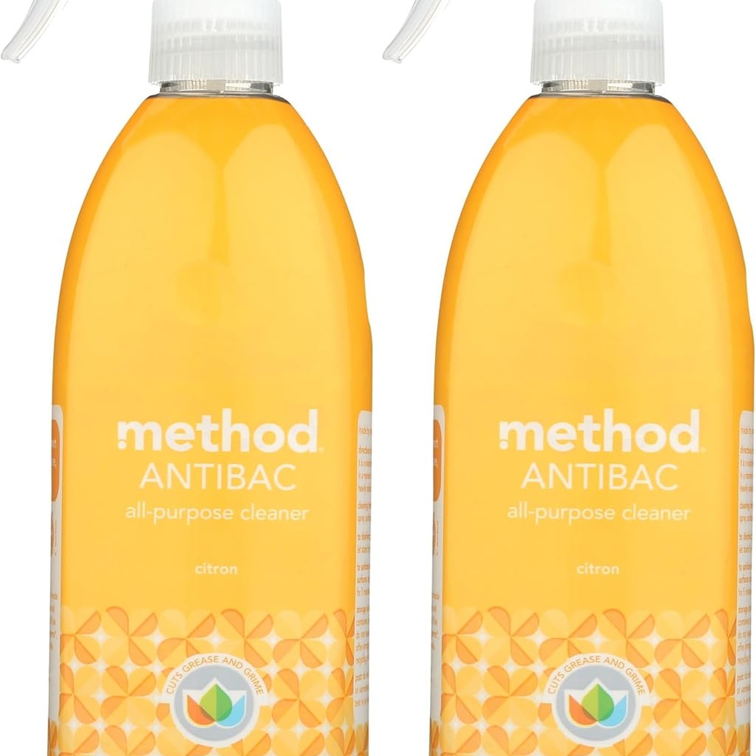 Method Antibacterial All-Purpose Cleaner Spray, Citron, Kills 99.9% of Household Germs, 28 Fl Oz (Pack of 2)